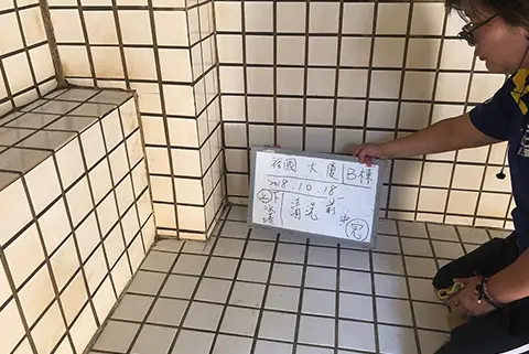 大樓社區水塔清洗後