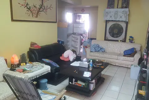 房屋清潔清理前